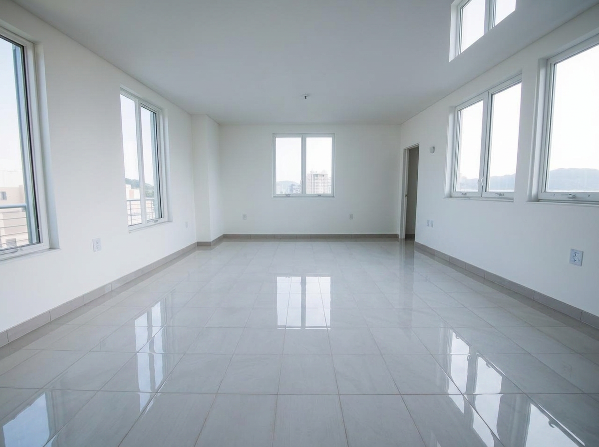 Espaço interior após limpeza pós-obra da Solucionnar Clean